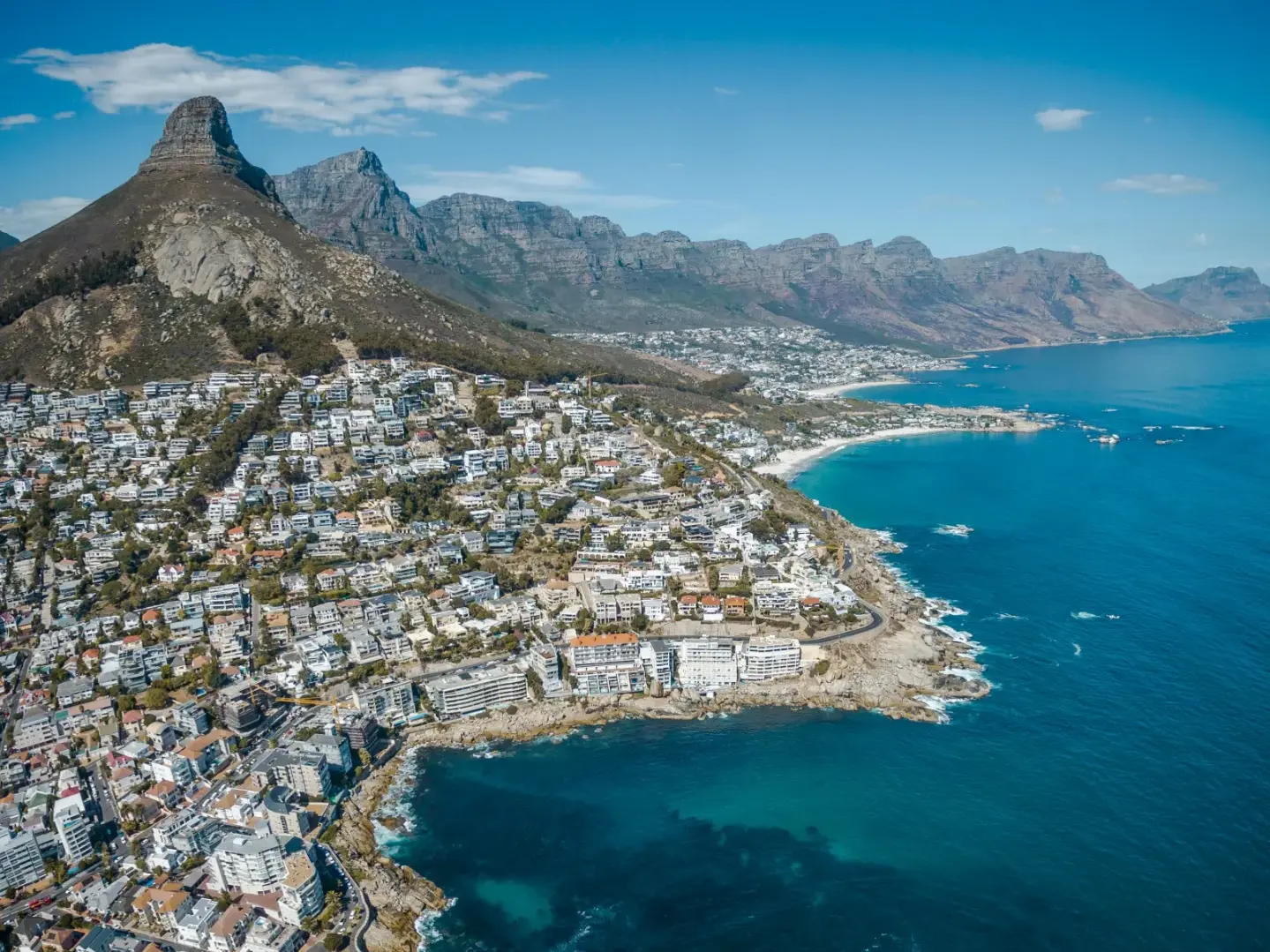 Aerial View of Cape Town