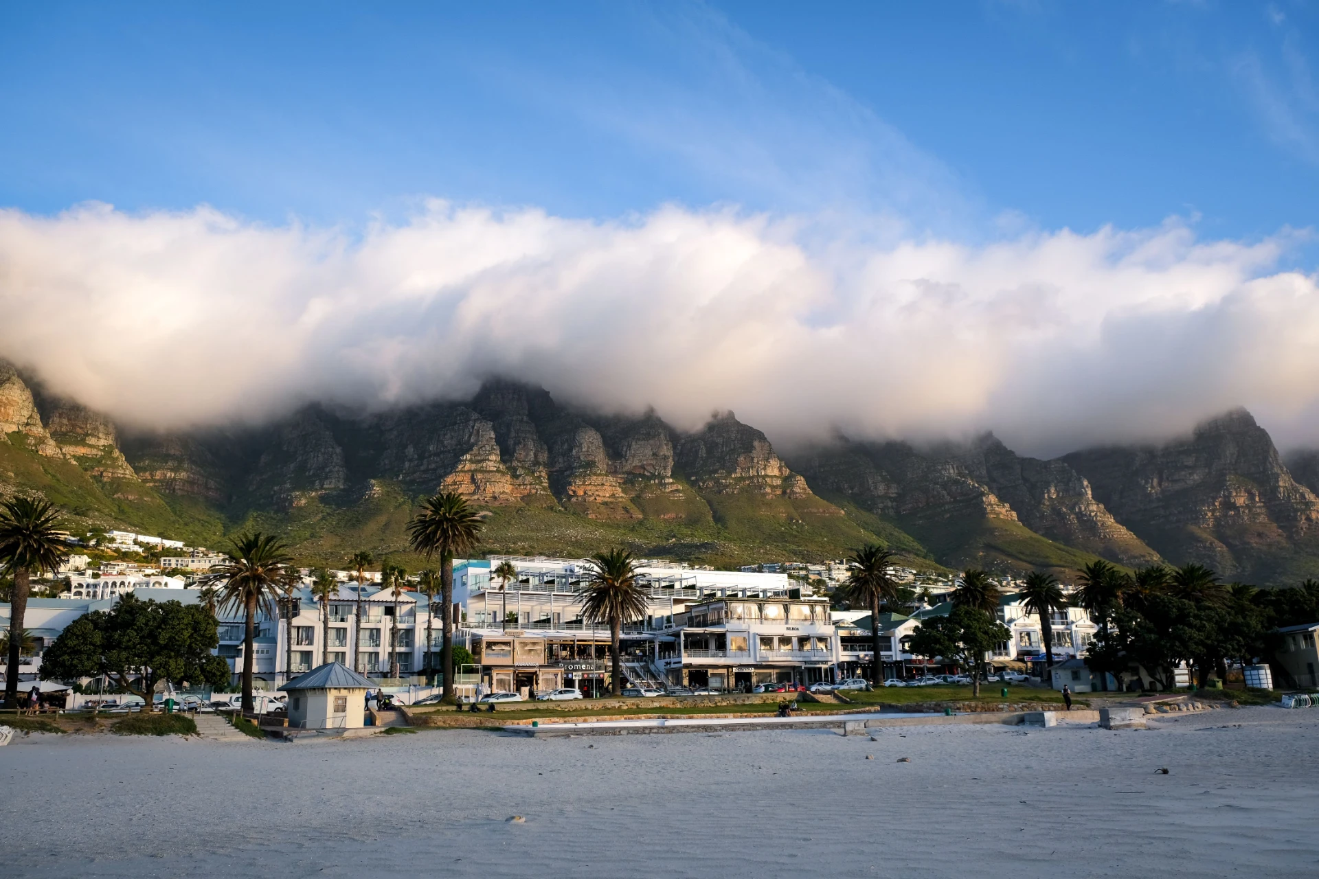The Camps Bay promenade and Victoria Road strip