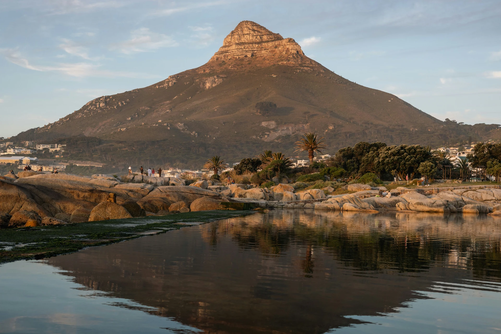 The tidal pool at Camps Bay, Cape Town